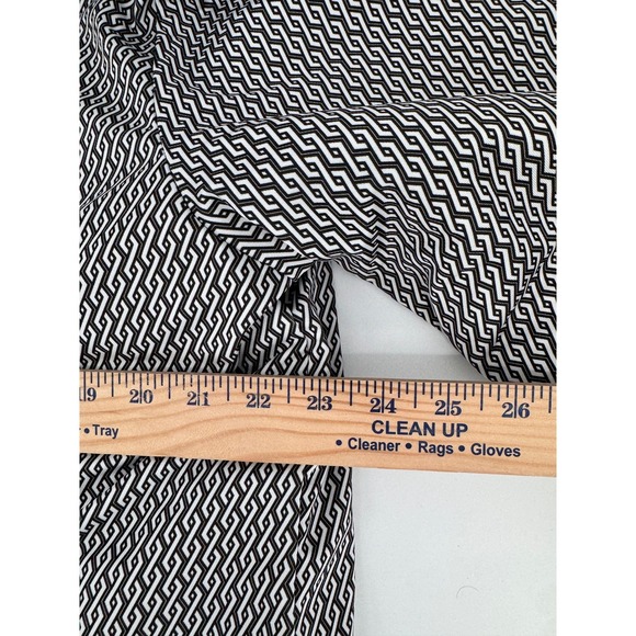 USA Palm Quarter Zip Sherpa Jacket Large Pullover Geometric Print Reversible - Picture 11 of 13